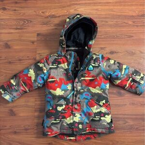 Burton Multicolor Camouflage Hooded Jacket